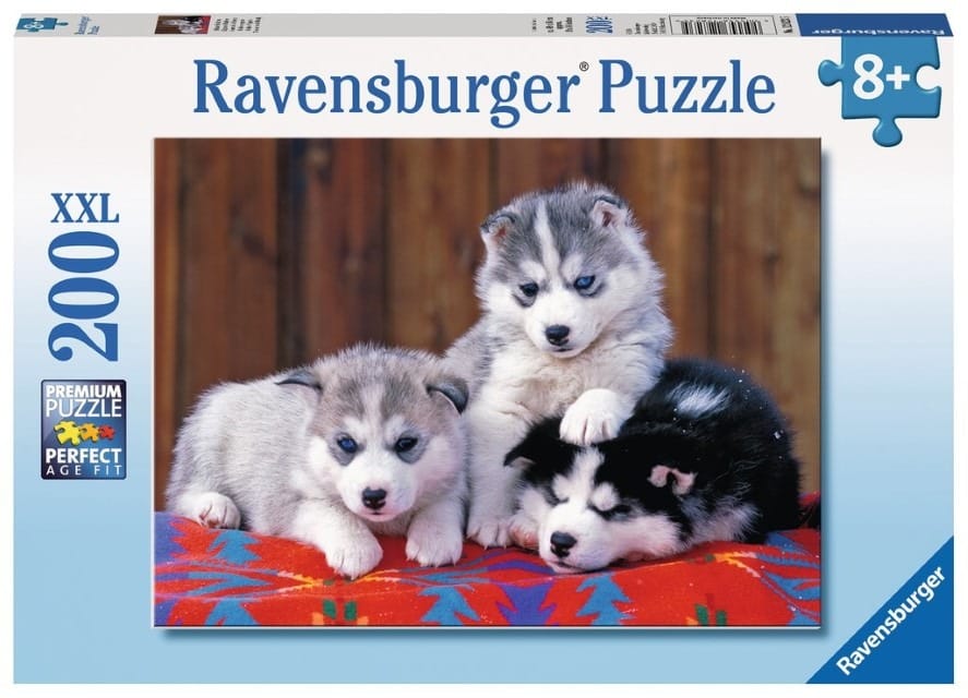 Пазл Ravensburger Щенки хаски, 200 элементов