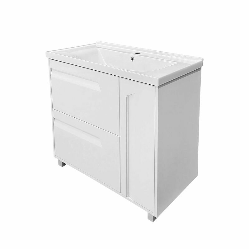 Тумба напольная Azario Элегия 90/2 с раковиной Монте Нео 90 CS00106447