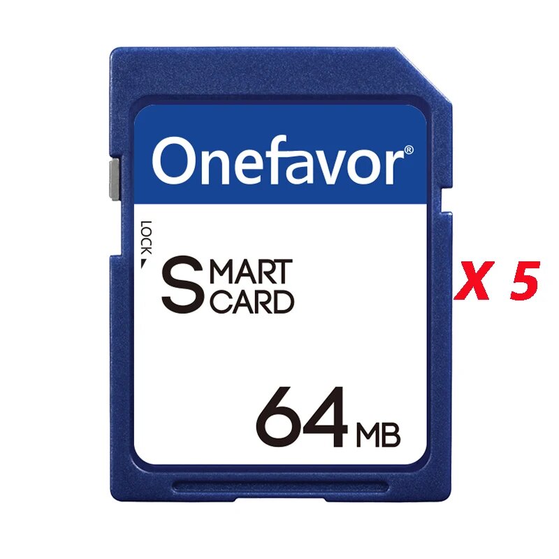 Onefavor SD карта памяти 64 МБ, 5 шт.