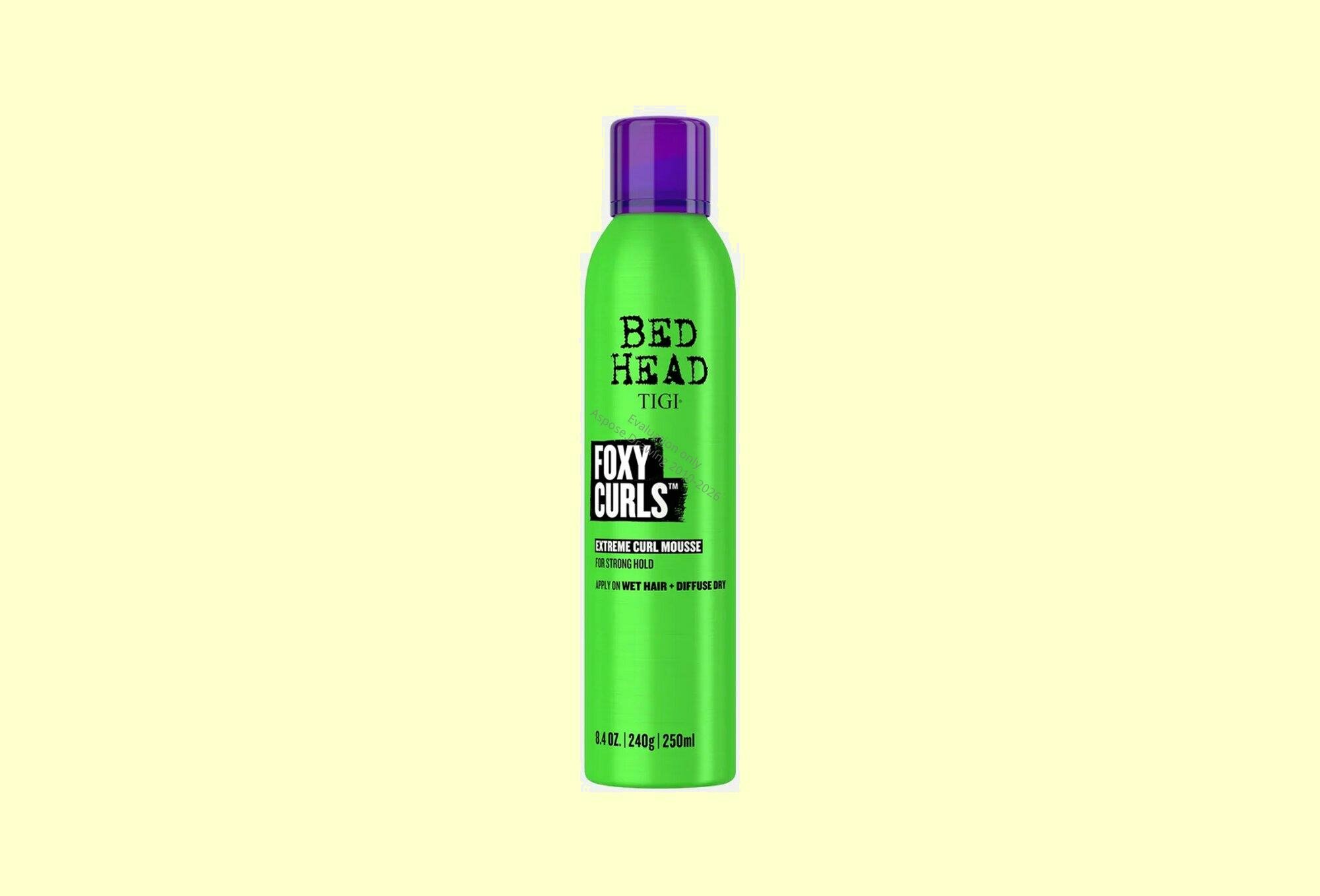 Мусс TIGI Curls Extreme Curl Mousse, для создания вьющихся волос, экстрасильная фиксация, 240мл