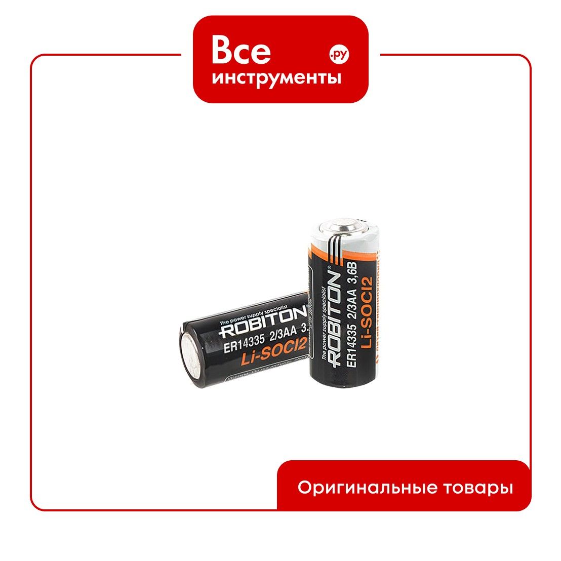 Элемент питания ROBITON ER14335 2/3AA 16854