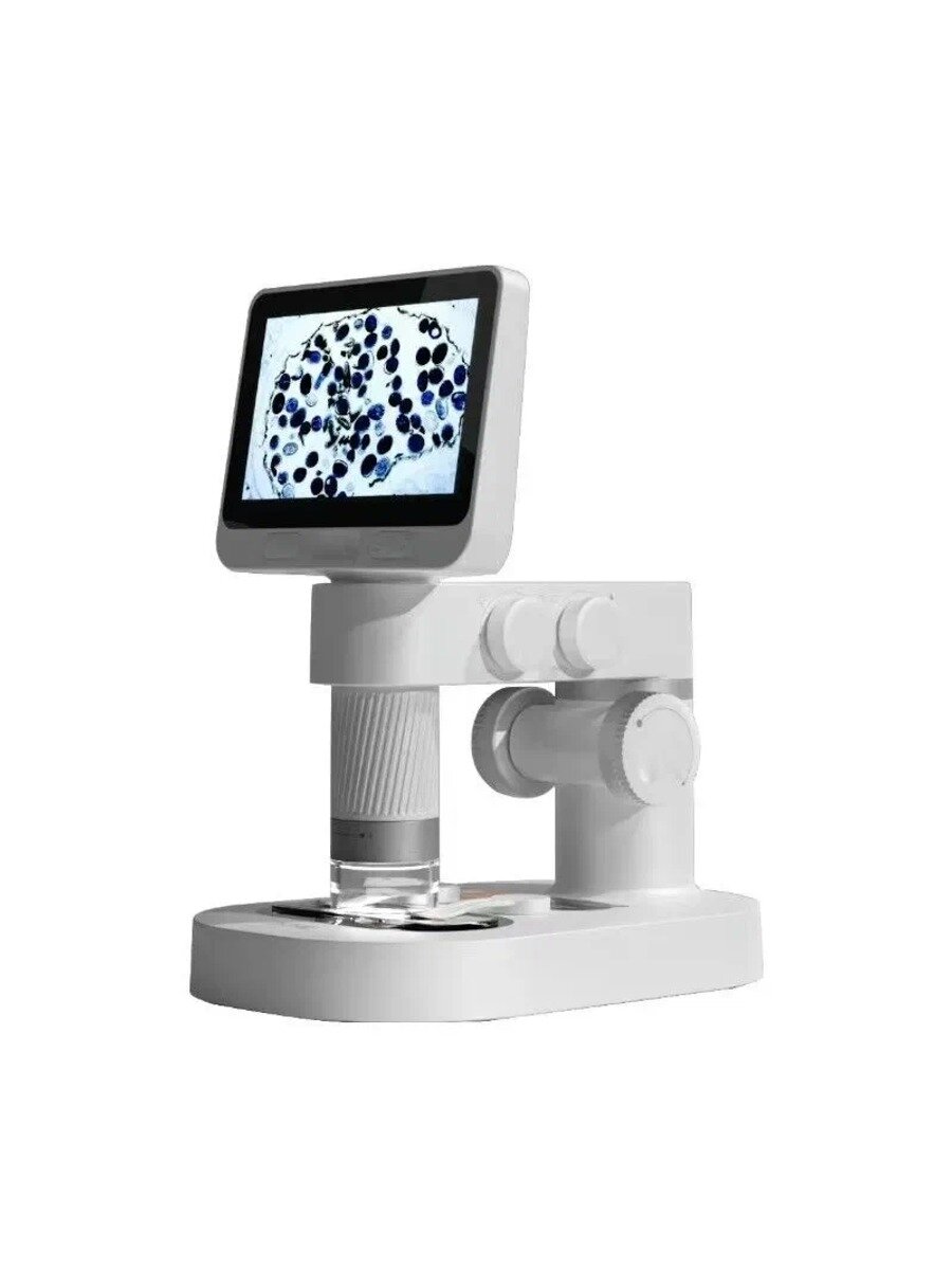 Умный микроскоп BeaverLab DDL-M2B HD Multifunctional Smart Microscope WIFI 8GB(Beaver point APP)Глобальная версия, Белый