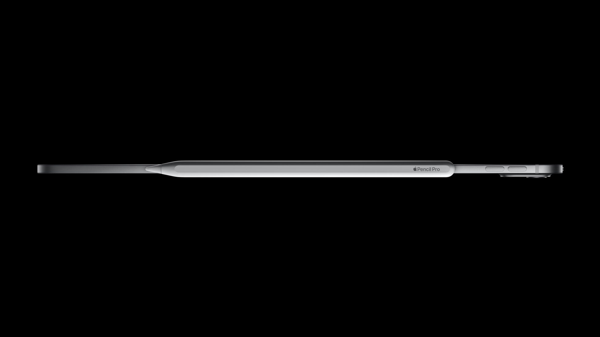 Стилус Apple Pencil Pro для iPad, сжатие, гироскоп, тактильный отклик, белый — фото 1