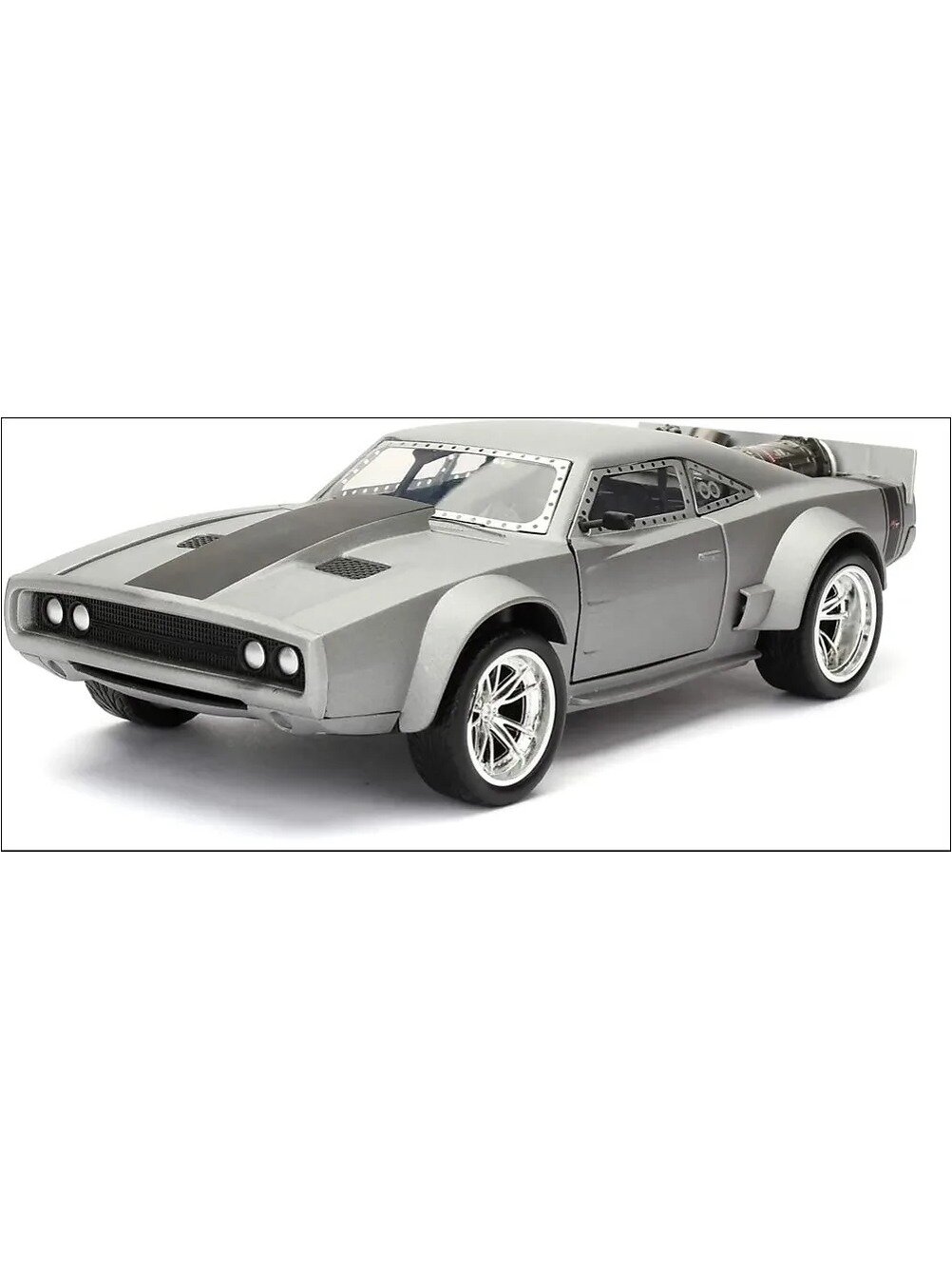 Машинка Fast & Furious 1:24 Dom's Ice Charger Die-cast Car, Детские игрушки, подарки для коллекци+онеров