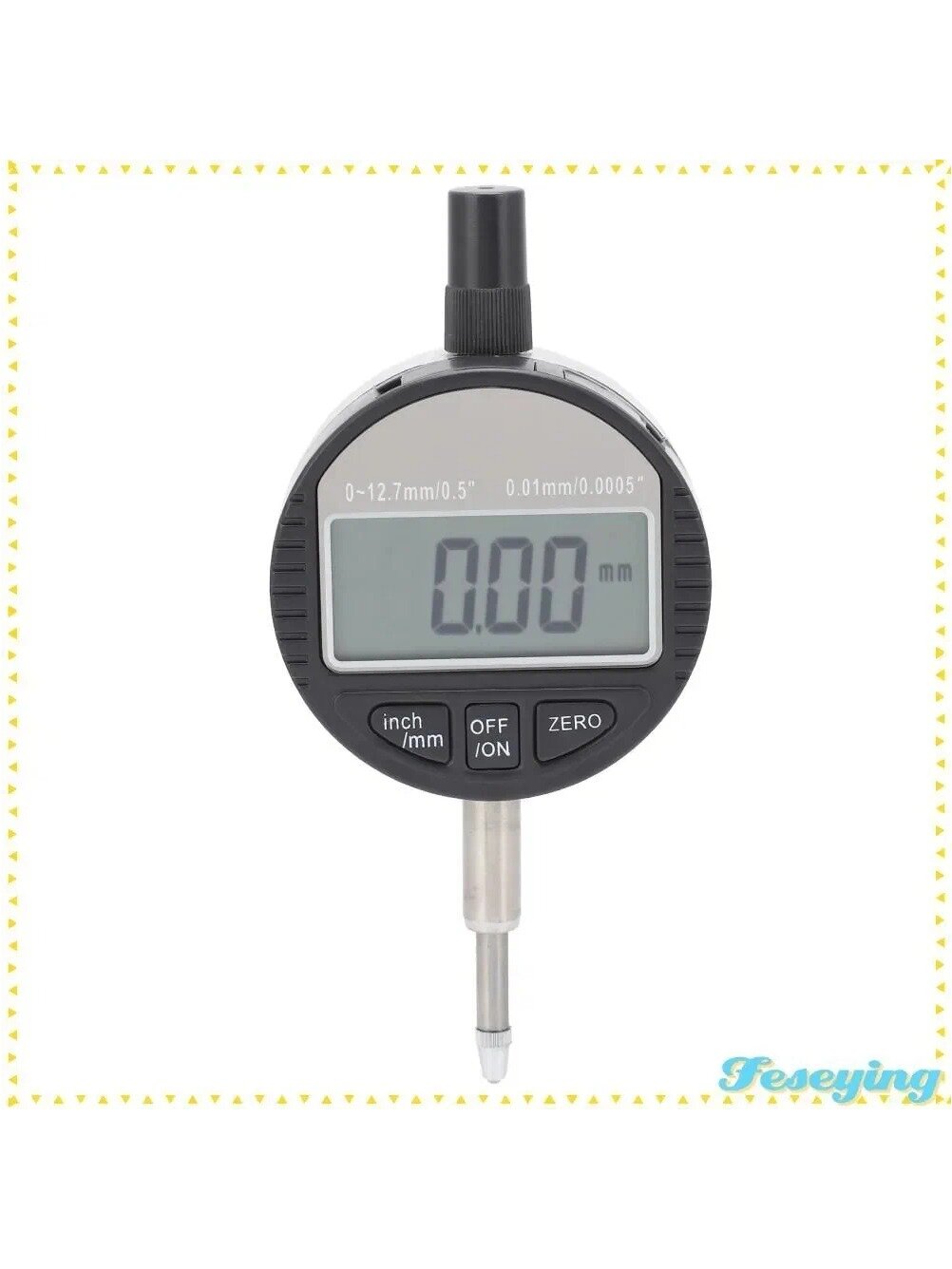Набор измерительных аксессуаров: цифровой индикатор 0-12.7 мм, разрешение 0.01 мм, сплав