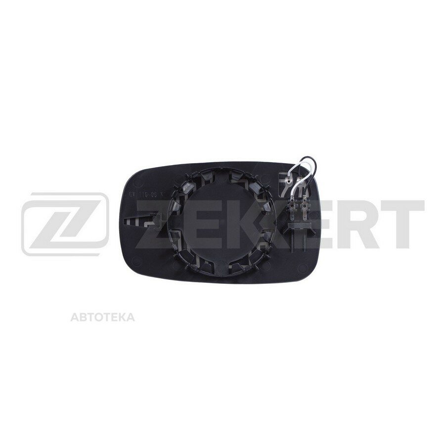 Зеркальный элемент левый асферический с подогревом Renault Clio III 05- Megane II 02- Scenic II 03 ZEKKERT SP1035