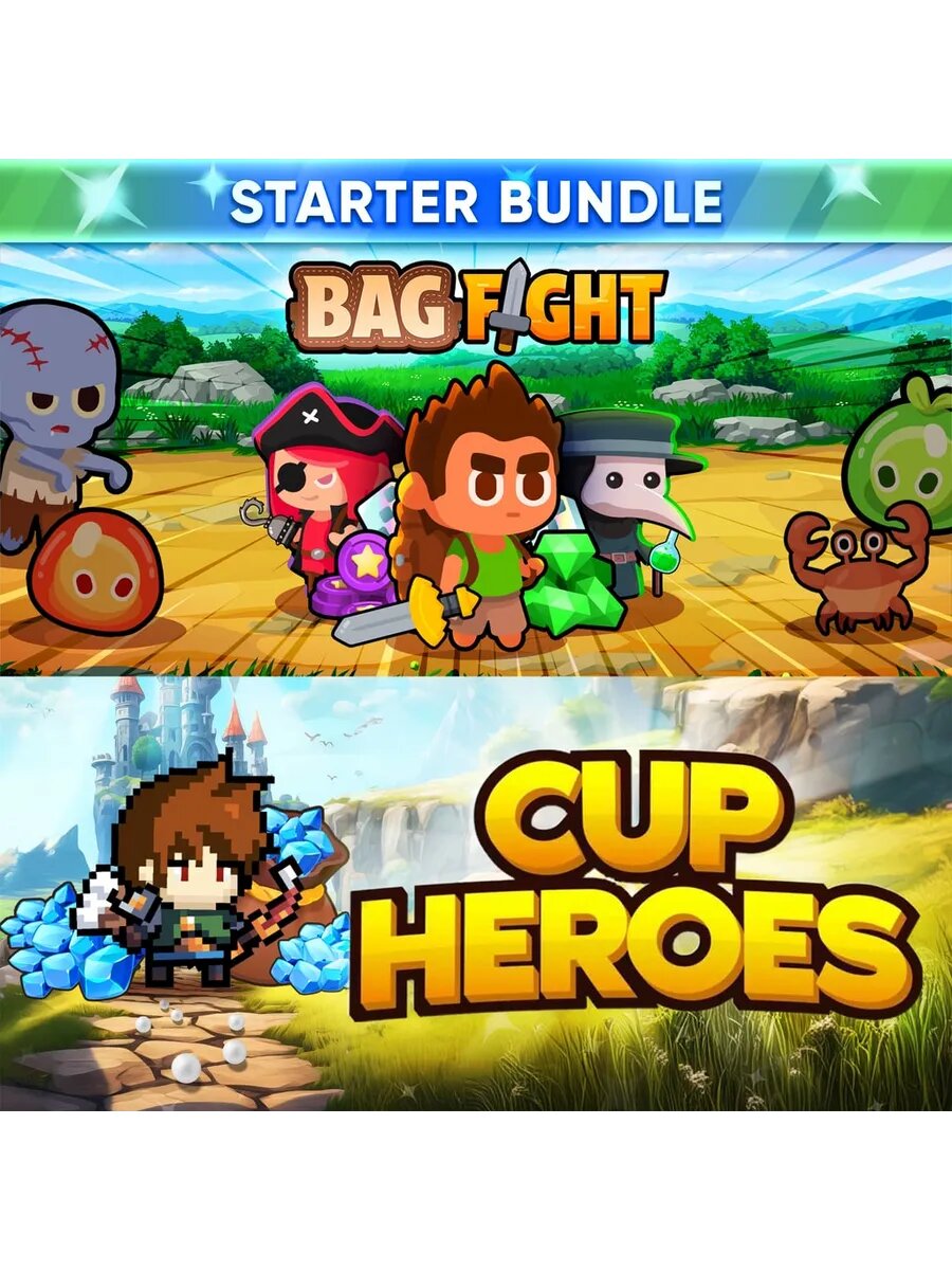 Bag Fight & Cup Heroes: Starter Bundle PS4 & PS5