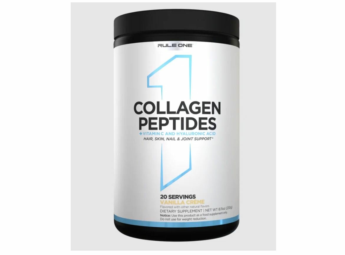 Rule One (R1) COLLAGEN PEPTIDES, Коллаген, 20 порций (Ванильный крем)