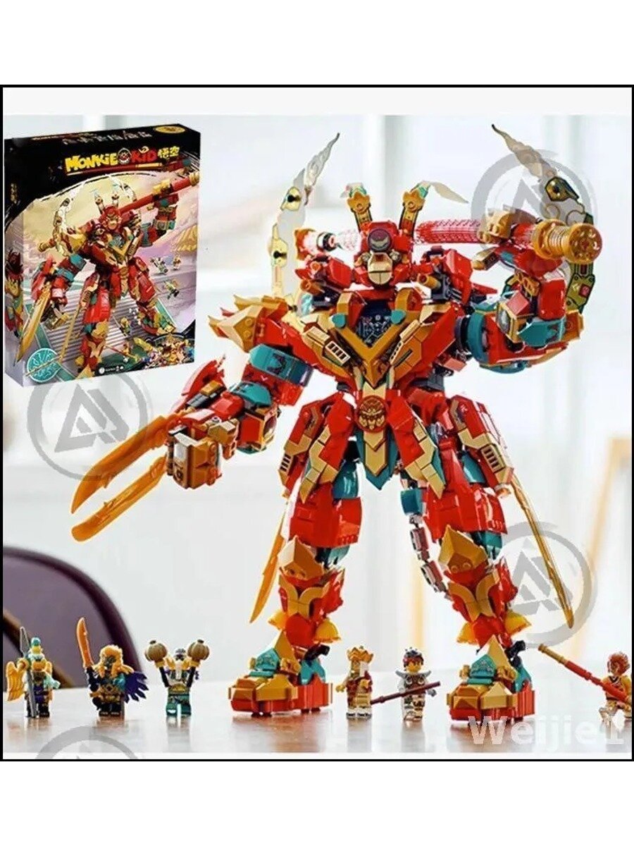 Эксклюзивный ультрамех Monkey King, совместимый с серией Monkie Kid 80045