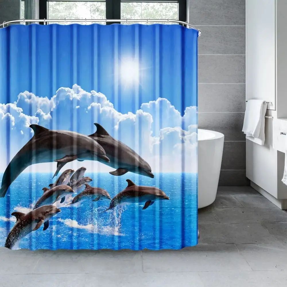 Штора для ванной 180x150 см тканевая 3d-эффект бронза