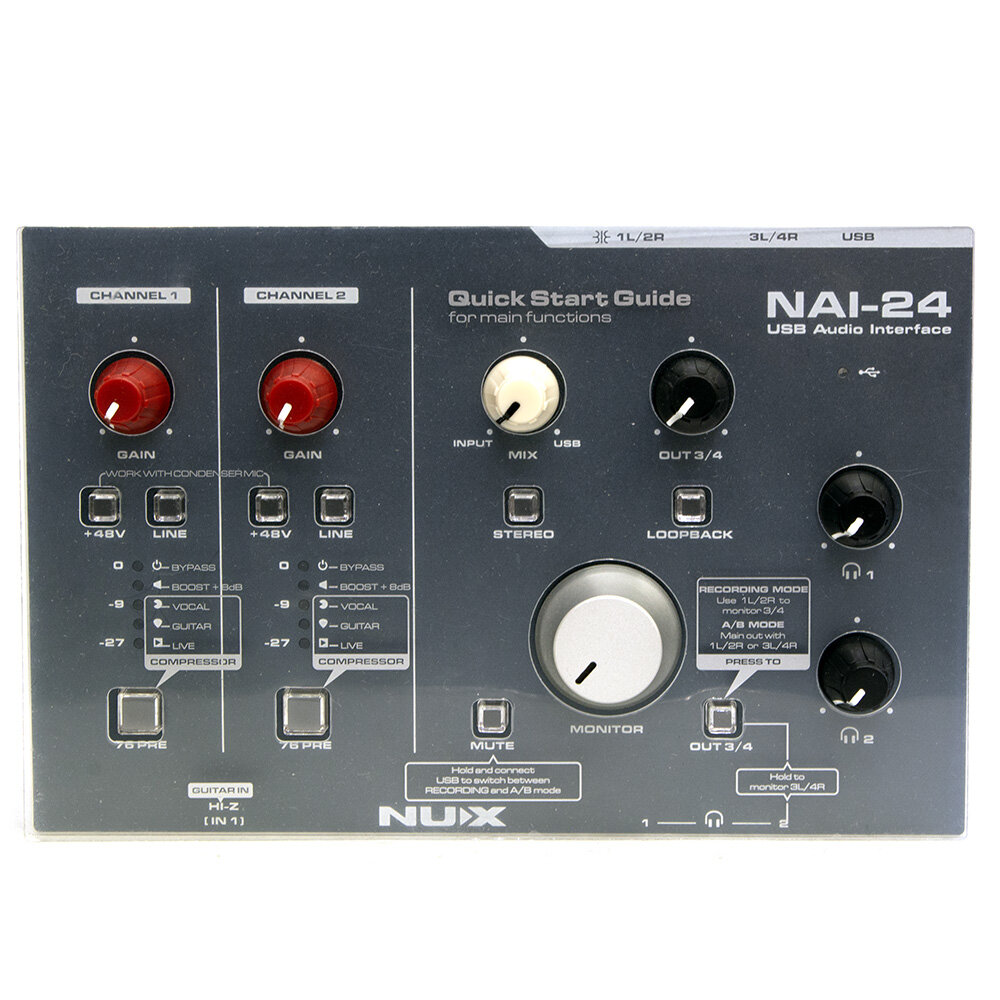Nux NAI-24 Аудиоинтерфейс USB