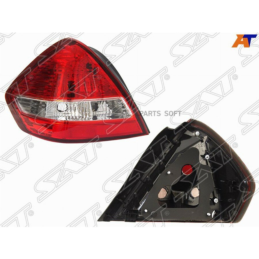 Фонарь задний Nissan Tiida 04-10 / Tiida Latio 04-07 (Слева/ 4D SED) от официального дистрибьютора, SAT, артикул ST1151923L