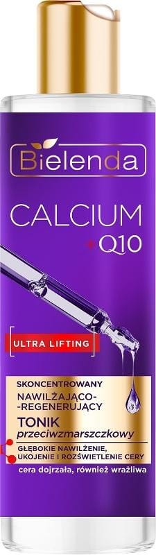 Спрей для ухода за кожей Bielenda Calcium + Q10 концентрированный увлажняюще-восстанавливающий противоморщинный тоник, 200 мл