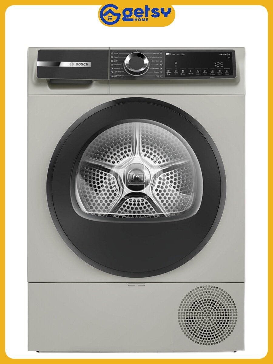 Сушильная машина с тепловым насосом Bosch Serie 6 WQK2521XME, 10 кг