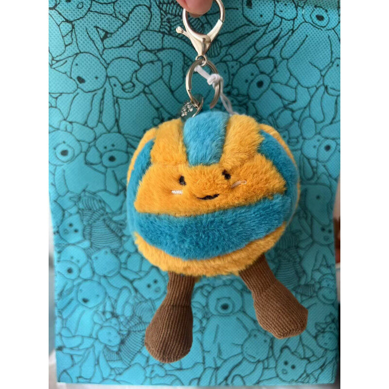 Плюшевый брелок Jellycat Volleyball 9-12 см со всеми бирками и штампом, без мешка