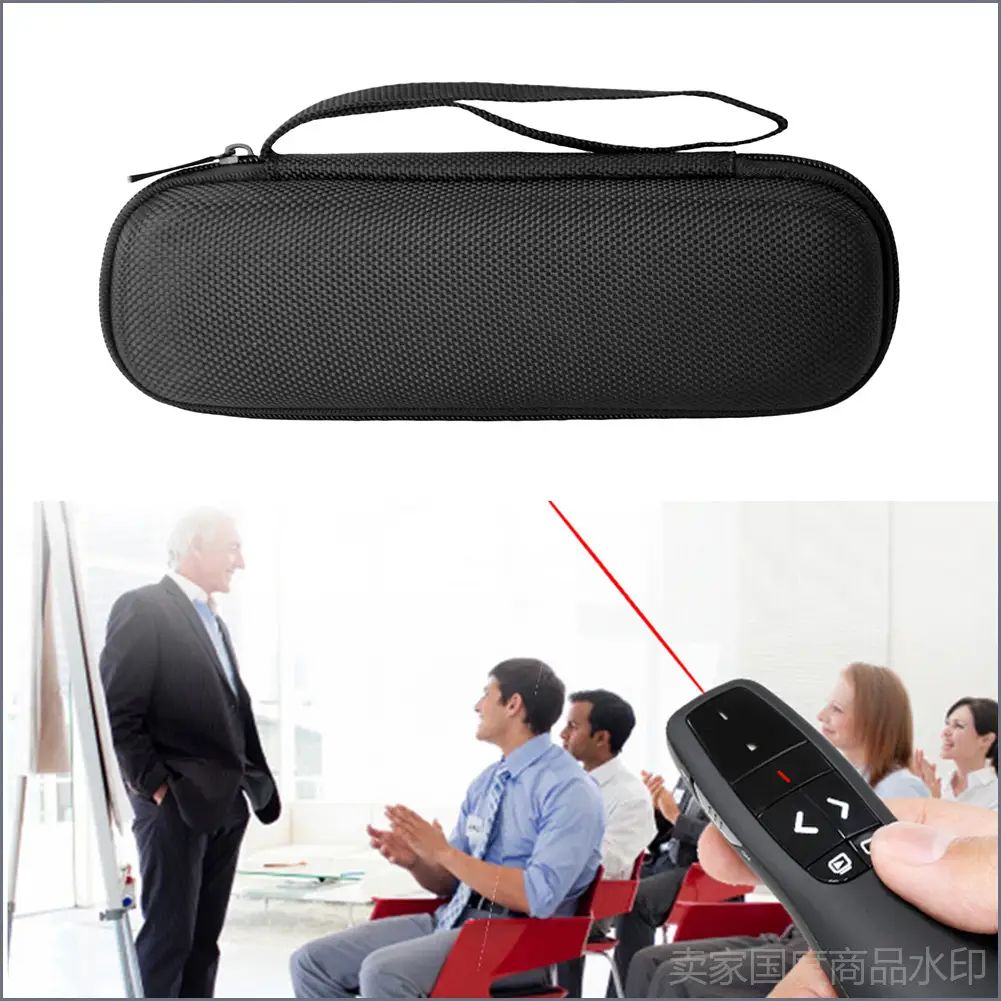 Чехол для беспроводного презентационного пульта Logitech R400, R500, R800, нейлон с EVA, чёрный