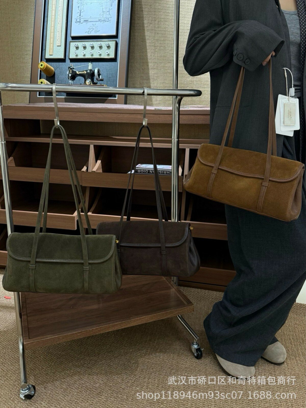 Сумка багет diva's bag HEQITE 2628