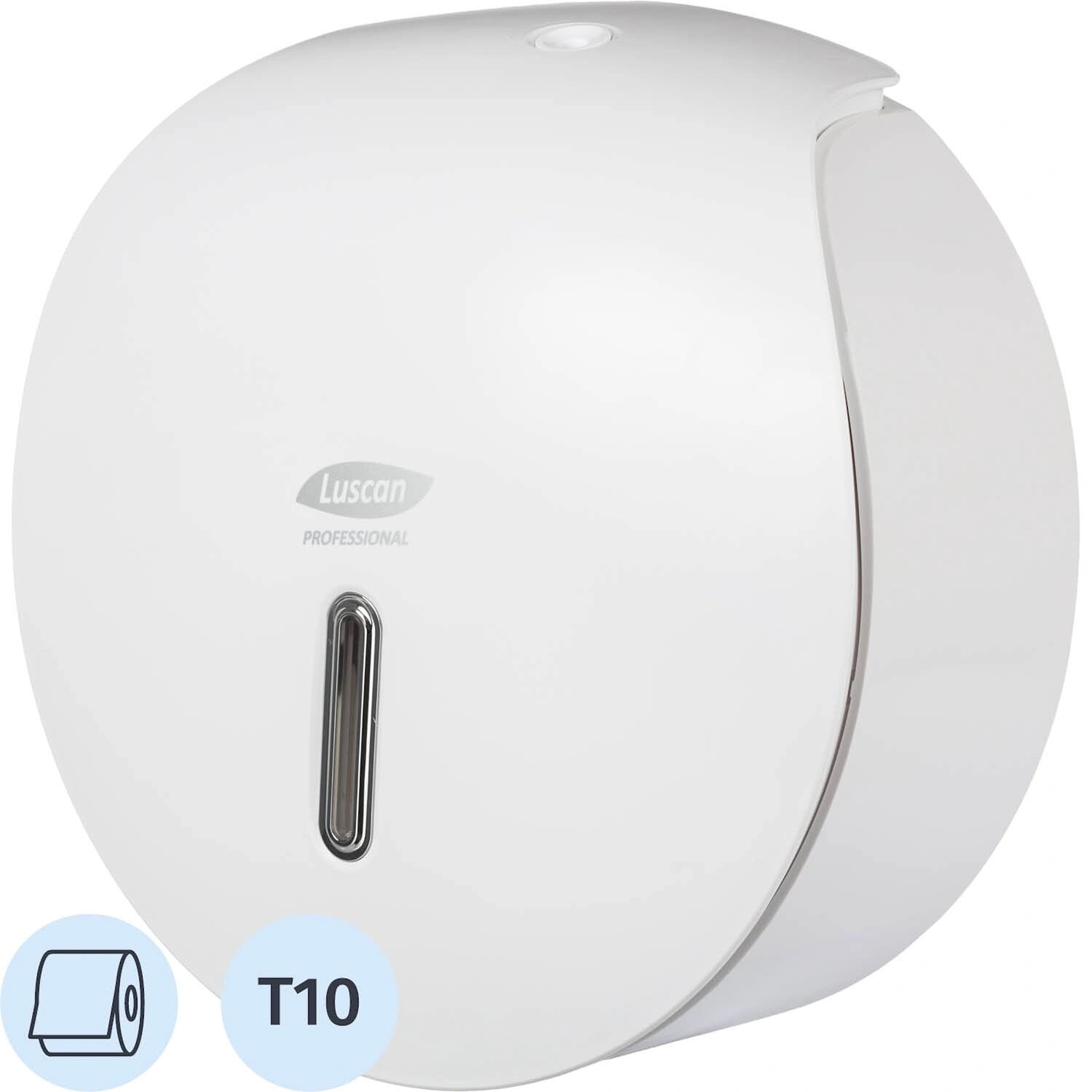 Luscan Professional Уценка. Диспенсер для туалетной бумаги рулонной Luscan Professional Etalon T10 белый
