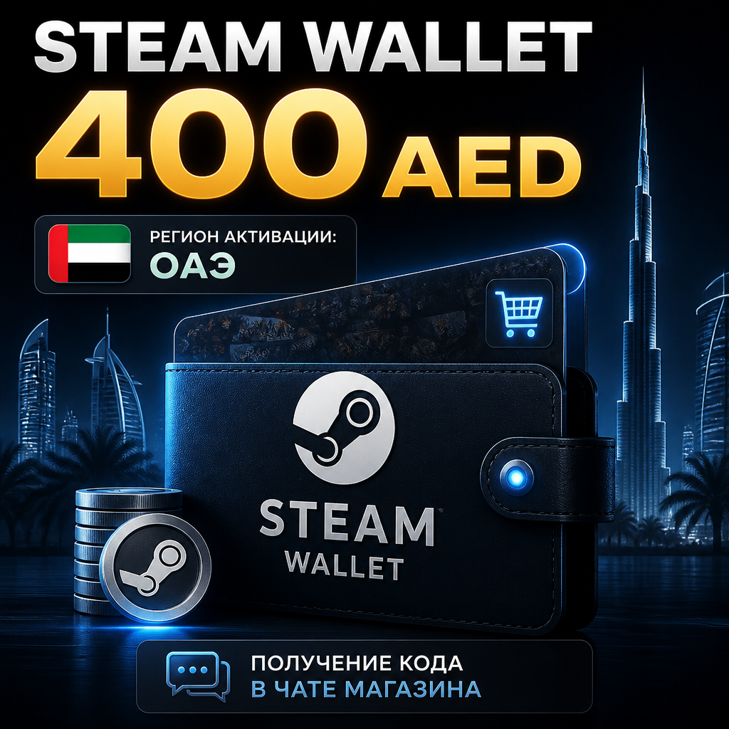 Steam Wallet 400 AED (ОАЭ)