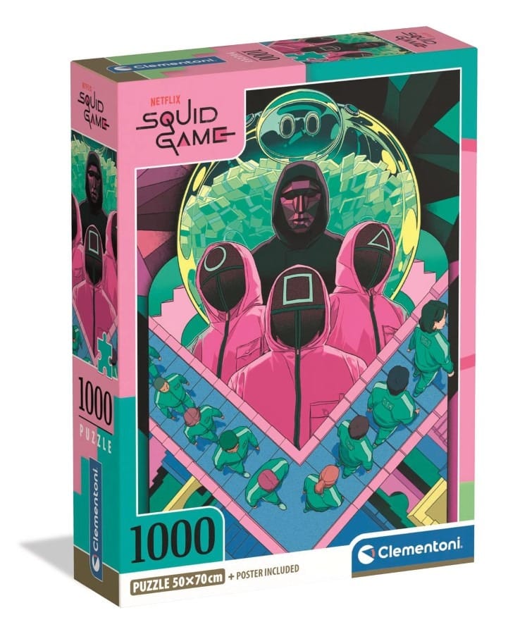 Пазл Clementoni Squid Game Season 2, 1000 элементов, 50x70 см