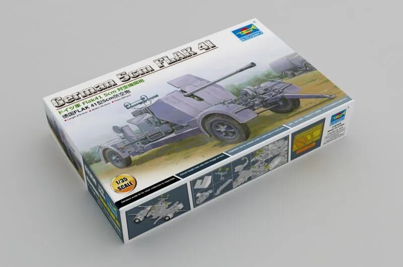 TRUMPETER 02350 Немецкий зенитный орудие FLAK 41 1:35 Сборная модель