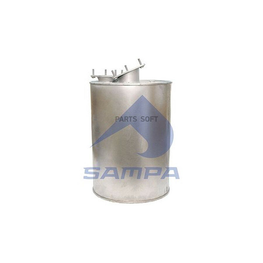 Глушитель DAF 95XF SAMPA от официального дистрибьютора, SAMPA, артикул 050457