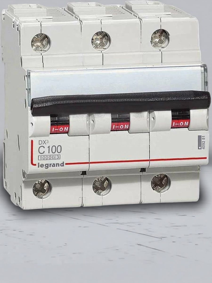 Авт. вкл. DX3 3П C100A 10kA/16kA, арт. 409281 Legrand