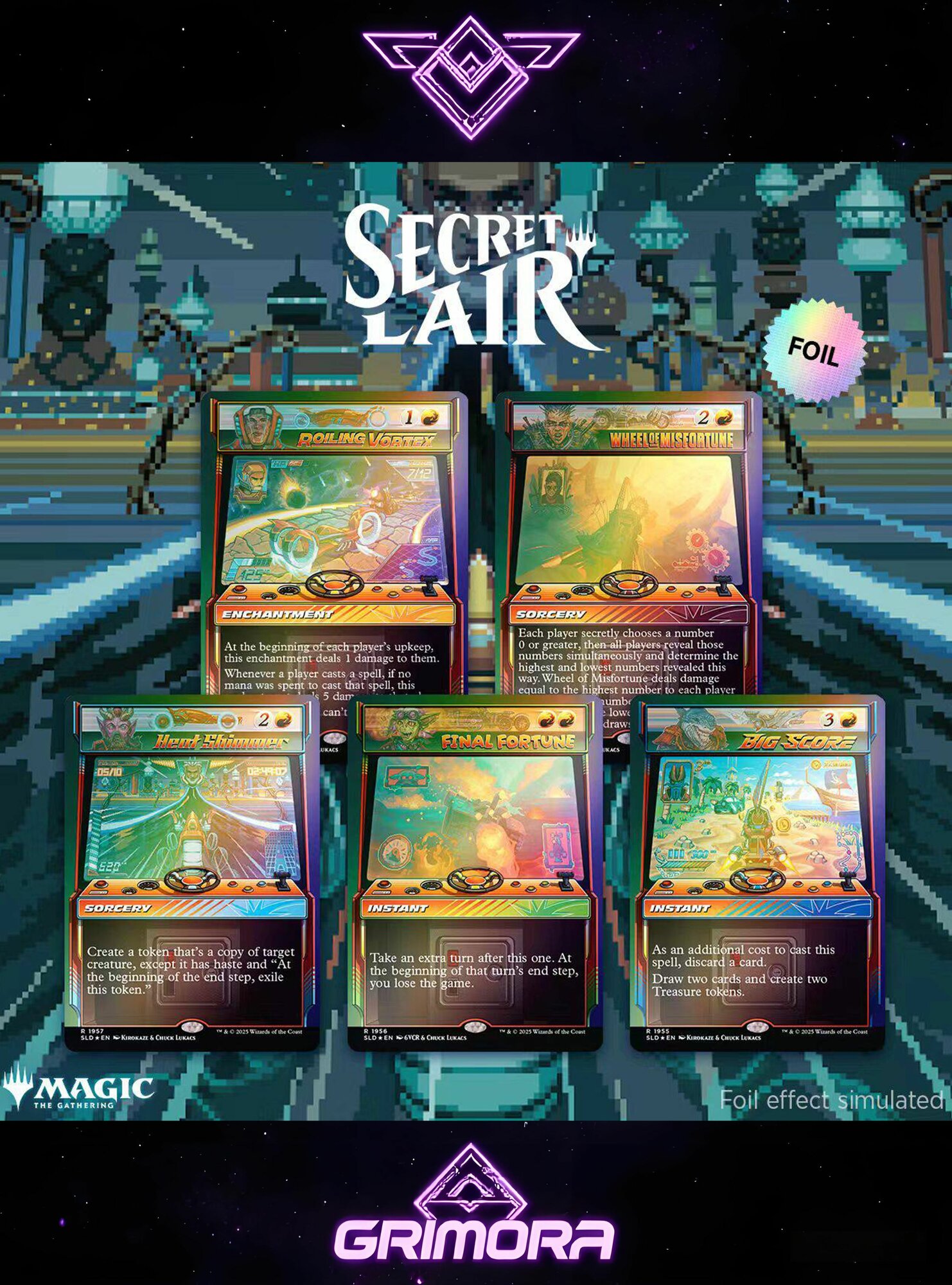 MTG: Secret Lair - Arcade Racers Foil (Английский)