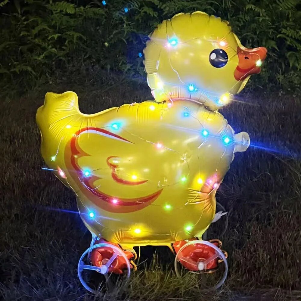 Надувной шар-животное с подсветкой Yellow Duck