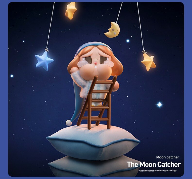 Коллекционная фигурка Pop Mart CRYBABY The Moon Blind Box, игрушка-сюрприз, подарок - Moon Catcher