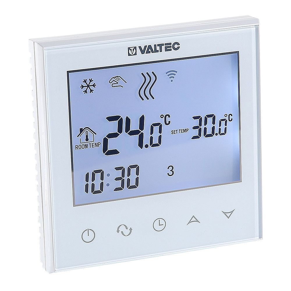 Хронотермостат электронный комнатный VALTEC VT. AC713.0.0 220в, Wi-Fi, двухконтурный