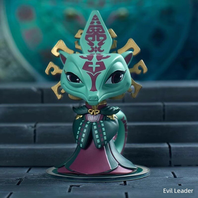 POP MART Kung Fu Panda Series Blind Box - Фигура 'Злой лидер', коллекционная игрушка, нераспечатанная, скрытая вариация