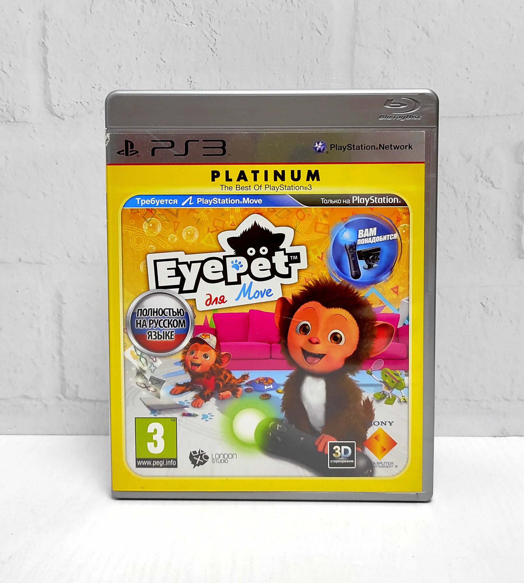 EyePet для Move Полностью на русском BCES 00864 Видеоигра на диске PS3. Товар уцененный