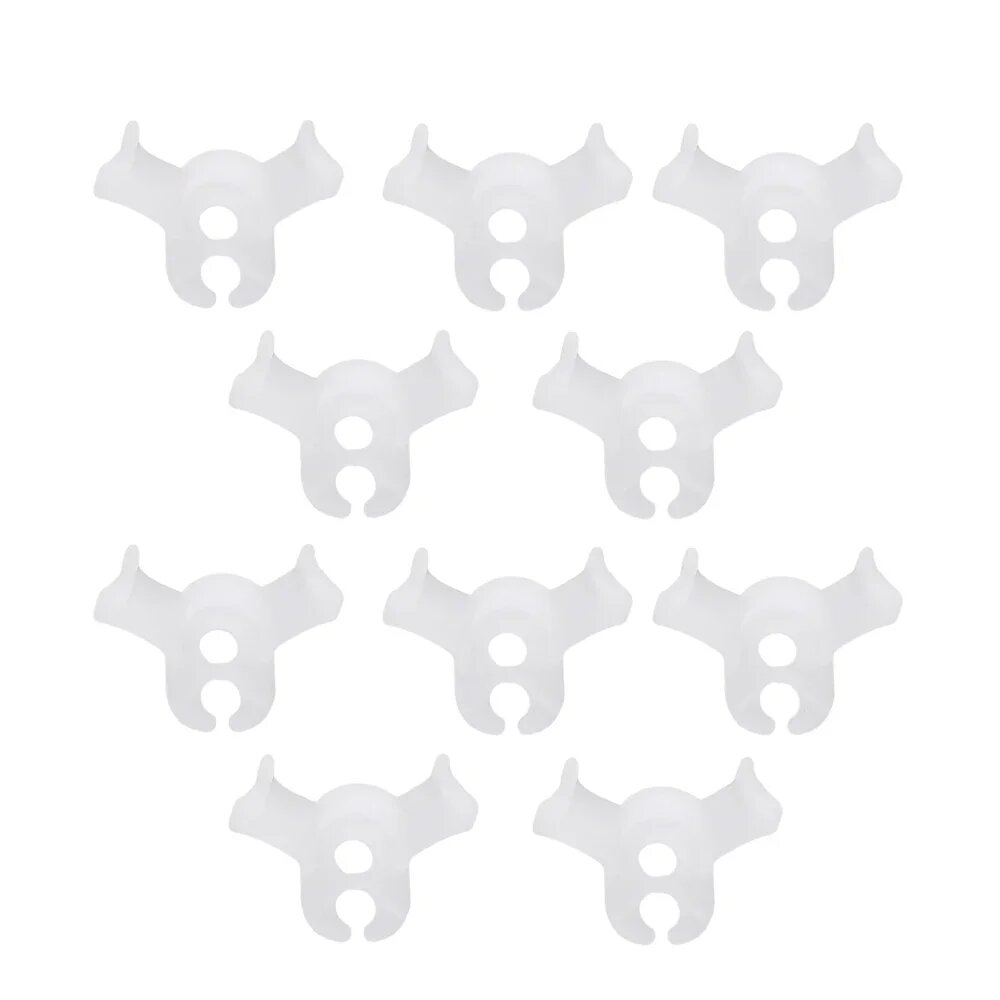 Пластиковые фиксаторы для растений Серый, 20PCS, White
