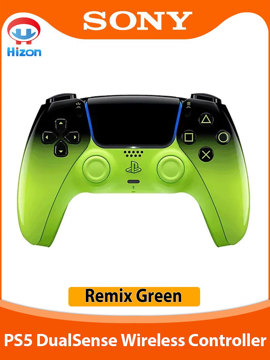 Геймпад SONY PlayStation 5 PS5 DualSense Wireless Controller Remix Green
