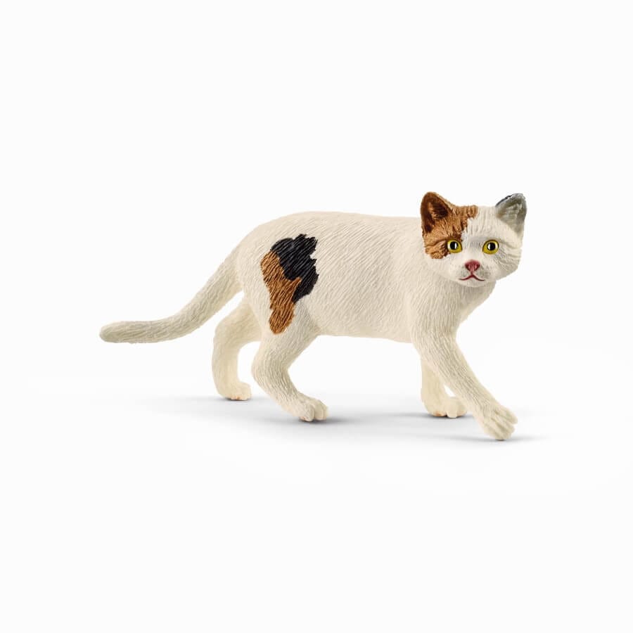 Фигурка Schleich Farm World Американская короткошёрстная кошка 13894, 6.5х2.1х3.4 см