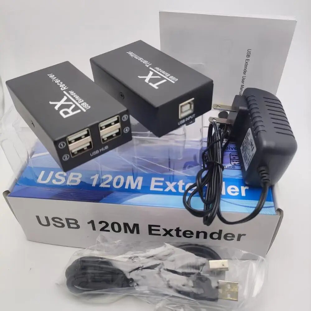 USB-удлинитель 4 портов USB 2.0 120 м
