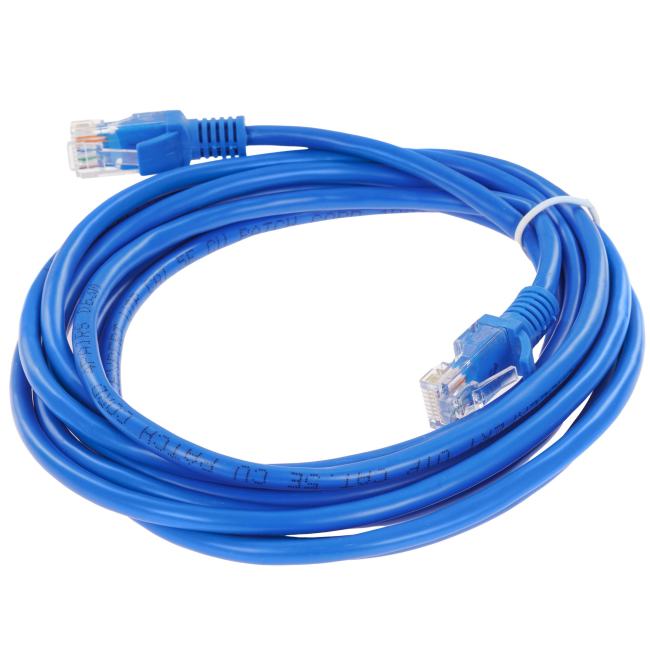 PP10-3M/B Патч-корд медный UTP Cablexpert PP10-3M/B, кат.5e, 3м, литой, многожильный (синий) — фото 1