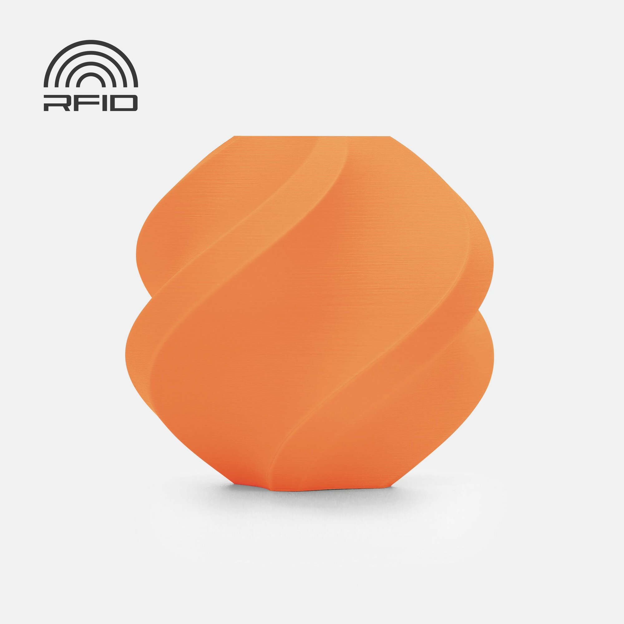 Пластик PLA Matte Bambu Lab для 3D-принтера, филамент 1.75 мм, Mandarin Orange, без катушки 11300-1