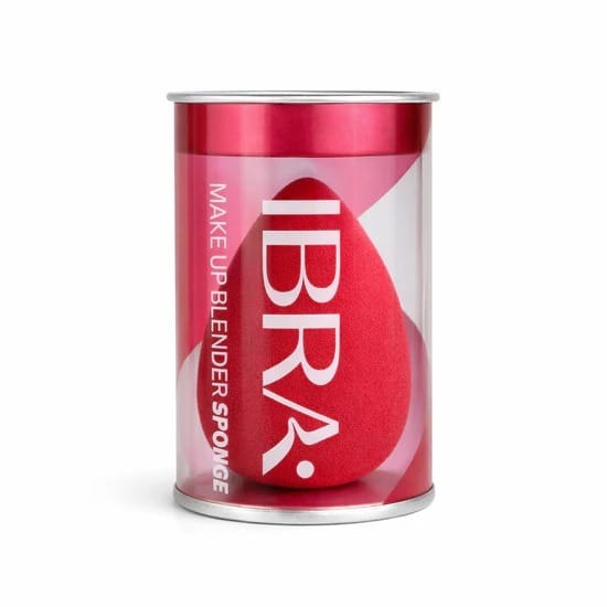 Спонж для макияжа Ibra Makeup Blender Sponge, cherry