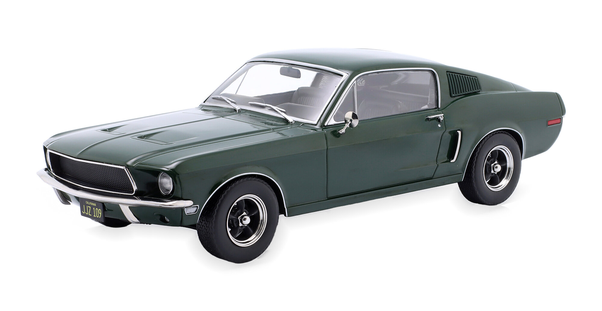 Модель коллекционная KK-SCALE Ford mustang gt fastback bullitt 1968 dark green