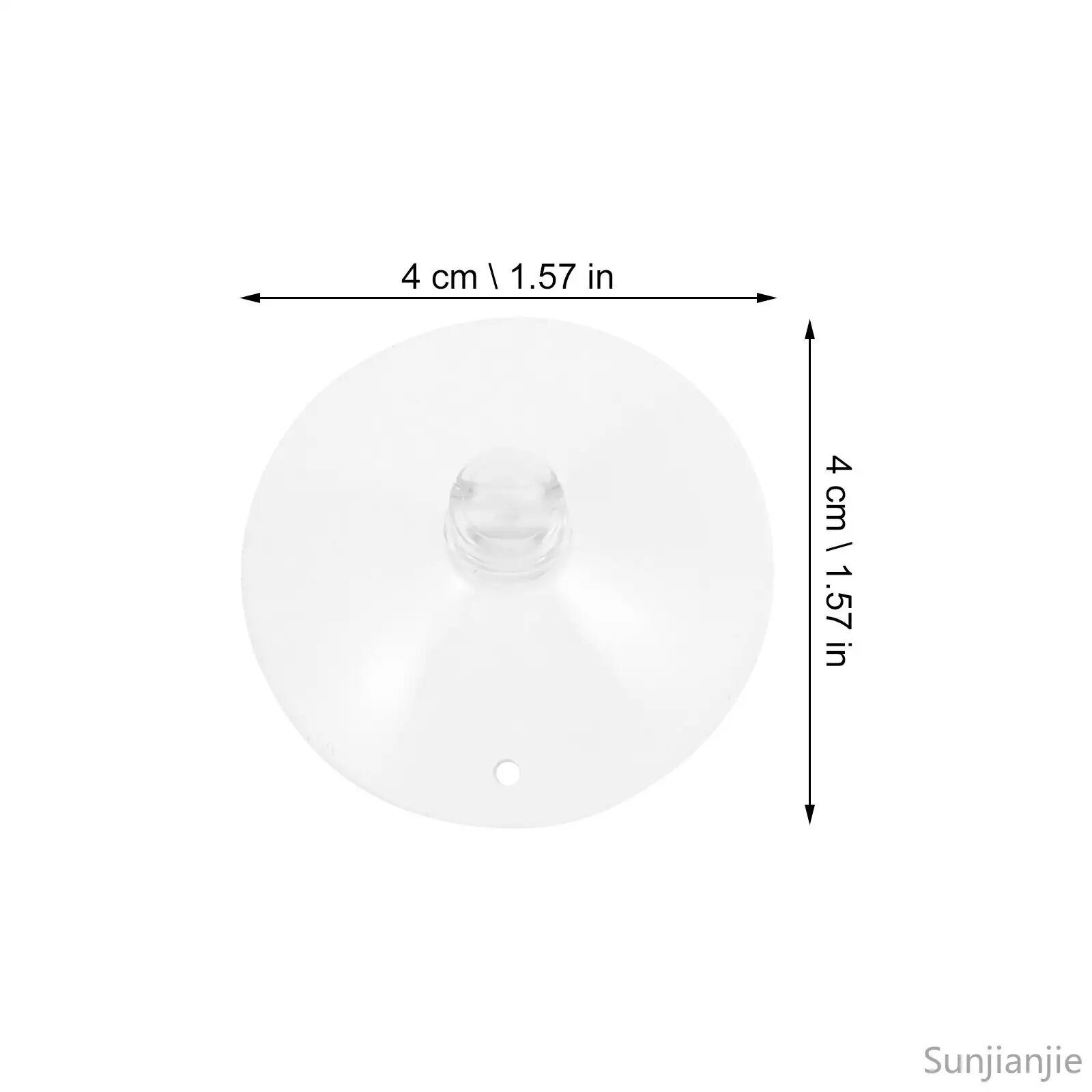 Прозрачные Присоски Для Гитарной Подставки 4 Штуки Размер 4.00X4.00X2.00Cm