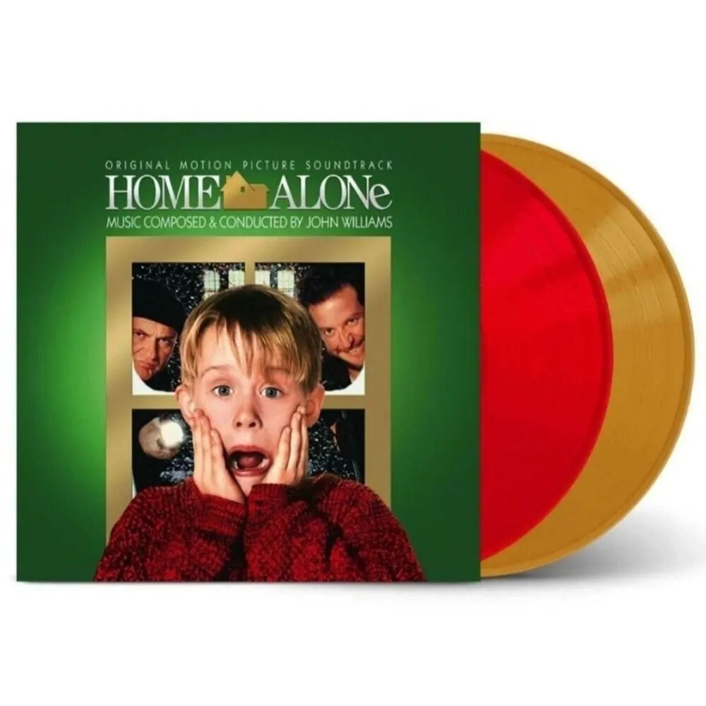 Виниловая пластинка JOHN WILLIAMS - HOME ALONE один дома: ORIG**AL SOUNDTRACK (LP red & gold) Новый,