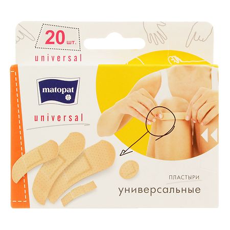 Пластырь матопат бакт набор 20 Universal