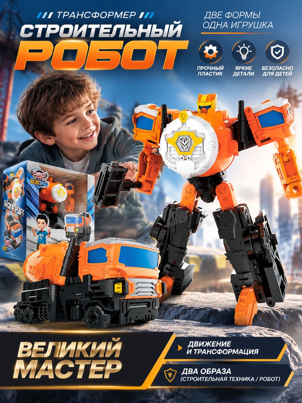 Карбот трансформер Энгри Пафф, Мини 16 см, S7. Hello Carbot