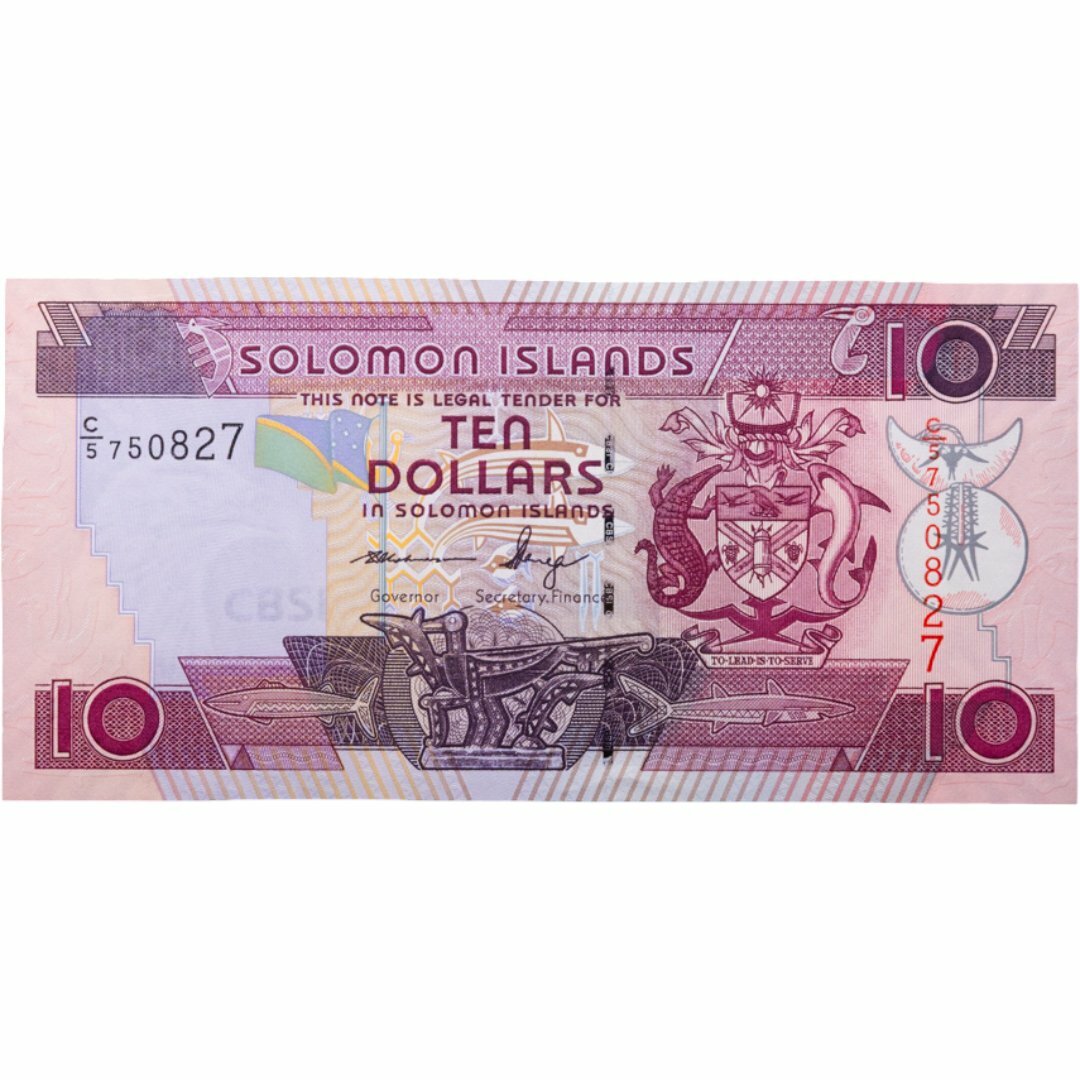 Соломоновы острова 10 долларов 2002-2009
