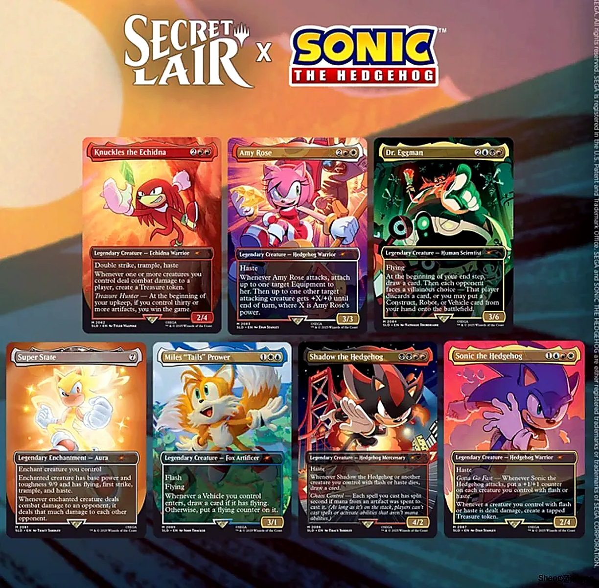 Magic the Gathering: SECRET LAIR X SONIC: FRIENDS & FOES-Обычная (Английский)