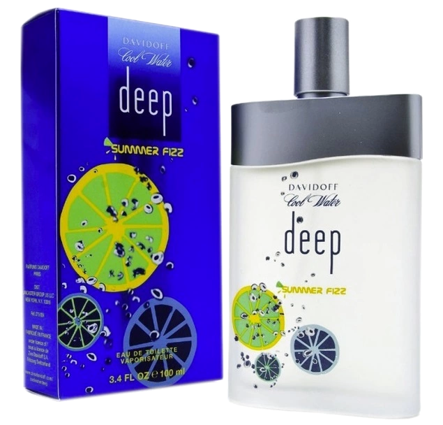 Davidoff Cool Water Deep Summer Fizz парфюм для мужчин 100 мл / Давыдов Кул Дип Саммер