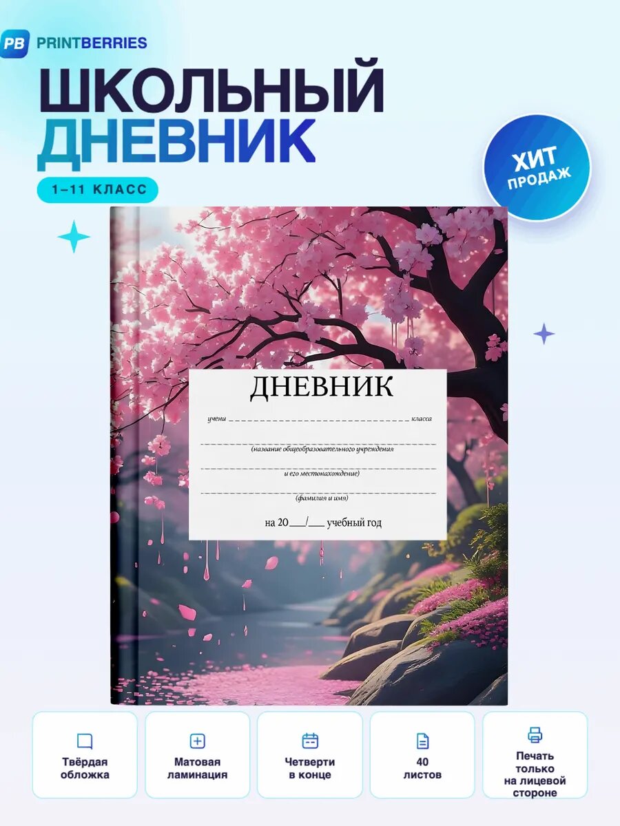 Школьный дневник сакура коллаж арт япония весна нежные 28