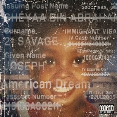 Виниловая пластинка 21 Savage - American Dream (Vinyl, LP, Album, 2024)
